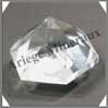 CRISTAL de ROCHE - Diamant - 45x30 mm - A001 Brésil