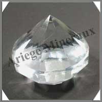 CRISTAL de ROCHE - Diamant - 53x45 mm - A002