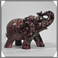 ELEPHANT - JASPE ORBICULAIRE - 110x70x45 mm - 270 grammes - A001