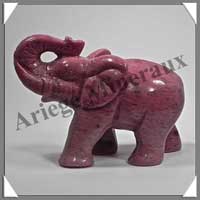 ELEPHANT - RHODONITE - 90x50x35 mm - 290 grammes - A002