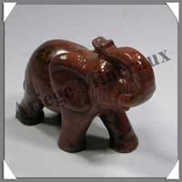 ELEPHANT - RHODONITE Fonce - 80x45x30 mm - 175 grammes - C001