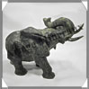 ELEPHANT - SERPENTINE - 175x140x105 mm - 1350 grammes - A001 Afrique du Sud