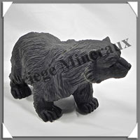 OURS - OBSIDIENNE DOREE - 190x115x85 mm - 1 400 grammes - A002