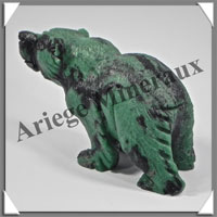 OURS - ZOIZITE - 95x45x35 mm - 165 grammes - A002