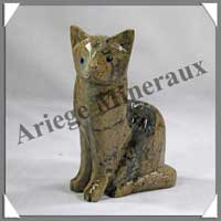 CHAT EGYPTIEN - STEATITE - 120 mm - A