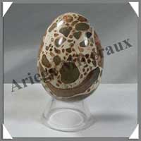 LEOPARDITE - Oeuf - 55 mm - 122 grammes - A003