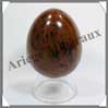 OBSIDIENNE MOHAGANY - Oeuf - 50 mm - 90 grammes - C002 Mexique