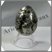PYRITE - Oeuf - 40 mm - 85 grammes - A023