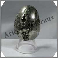 PYRITE - Oeuf - 50 mm - 135 grammes -  A035