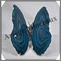 AGATE VERTE - Papillon (Taille 3) - 130x45 mm - 74 grammes - M010