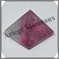 FLUORITE Violette - PYRAMIDE - 30x30x25 mm - 31 grammes - C013