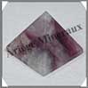 FLUORITE Violette - PYRAMIDE - 35x35x30 mm - 49 grammes - C018 Chine