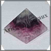 FLUORITE Violette - PYRAMIDE - 40x40x33 mm - 70 grammes - C019