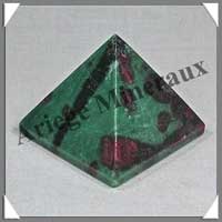 ZOIZITE RUBIS - PYRAMIDE - 45x45x45 mm - 110 grammes - C006