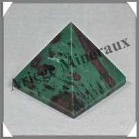 ZOIZITE RUBIS - PYRAMIDE - 45x45x45 mm - 110 grammes - C007