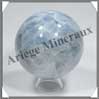 CALCITE BLEUE - Sphère - 74 mm - 580 grammes - R008 Madagascar