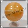 CALCITE ORANGE - Sphère - 60 mm - 325 grammes - C005 Mexique