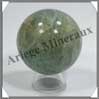 FLUORITE Verte - Sphère - 60 mm - 350 grammes - R002 Madagascar