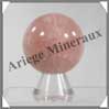 QUARTZ ROSE - Sphère - 50 mm - 160 grammes - R001 Madagascar
