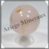 QUARTZ ROSE Etoilé - Sphère - 48 mm - 160 grammes - R014 Madagascar